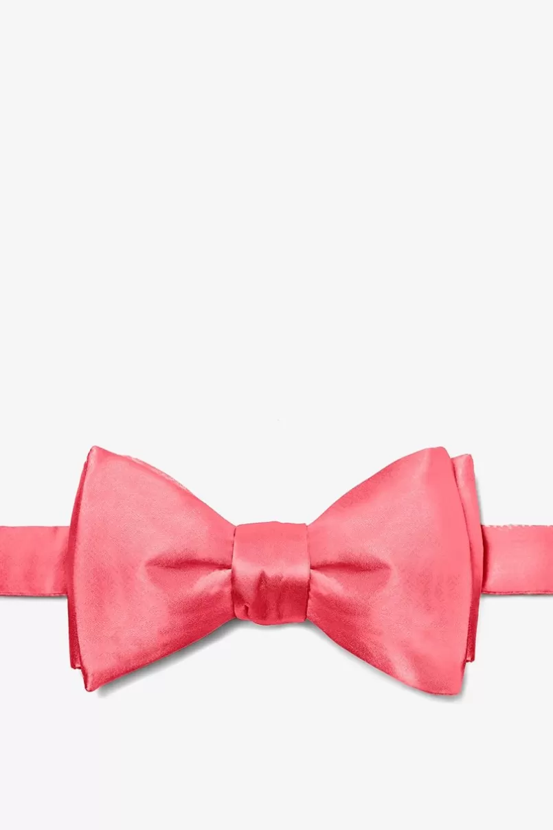 Ties Self-Tie Bow Tie Coral Cheap