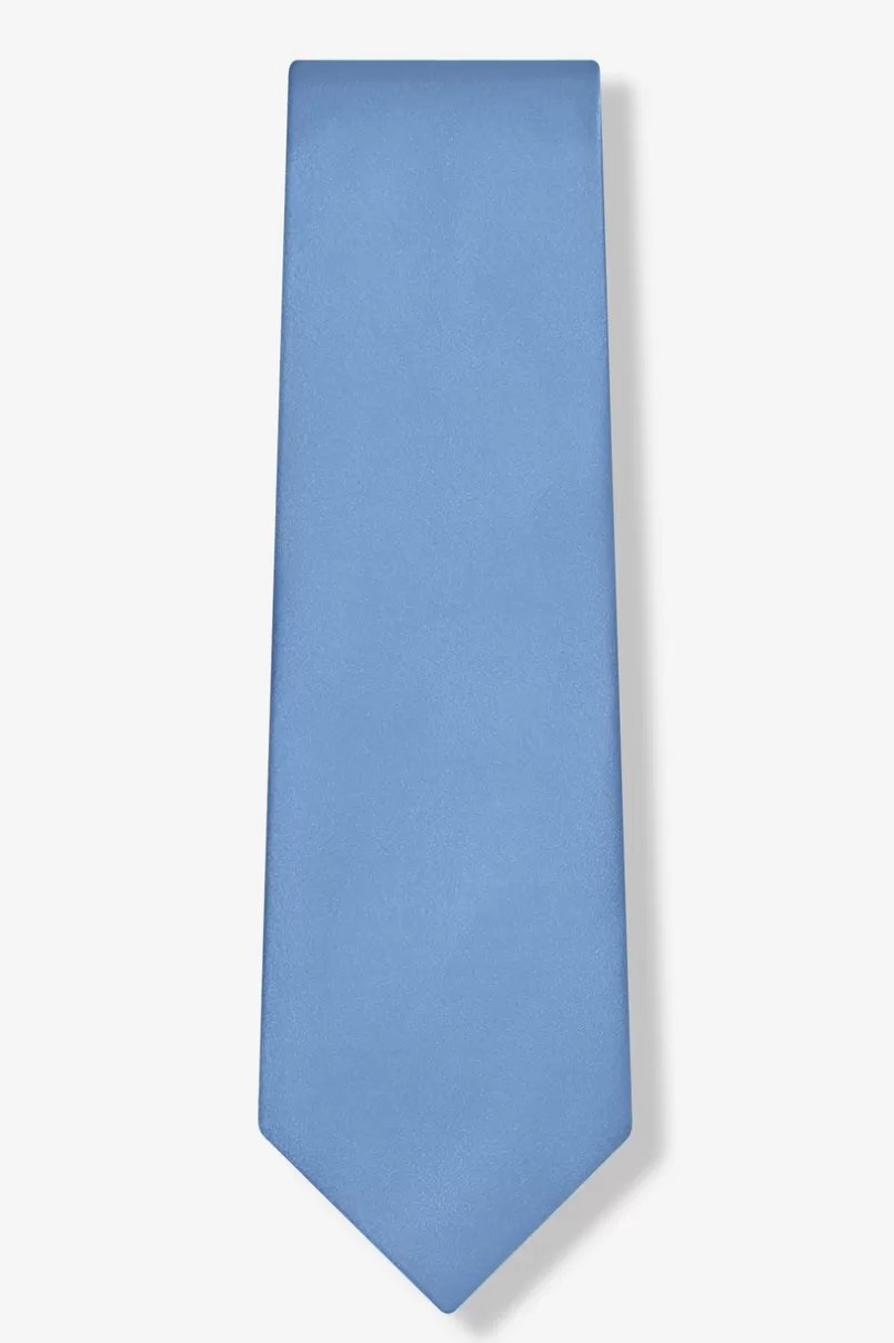 Ties Cornflower Blue Extra Long Tie CornflowerBlue Shop