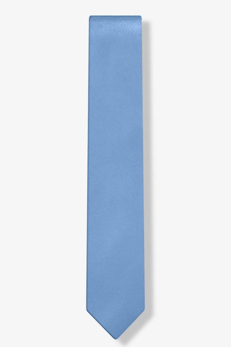 Ties Cornflower Blue Skinny Tie CornflowerBlue Best