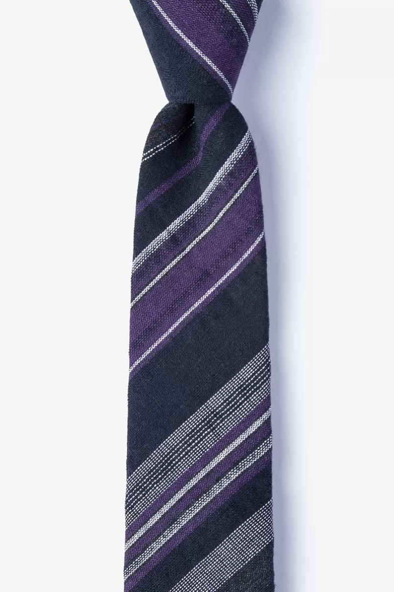 Ties Cortland Navy Blue Skinny Tie Hot