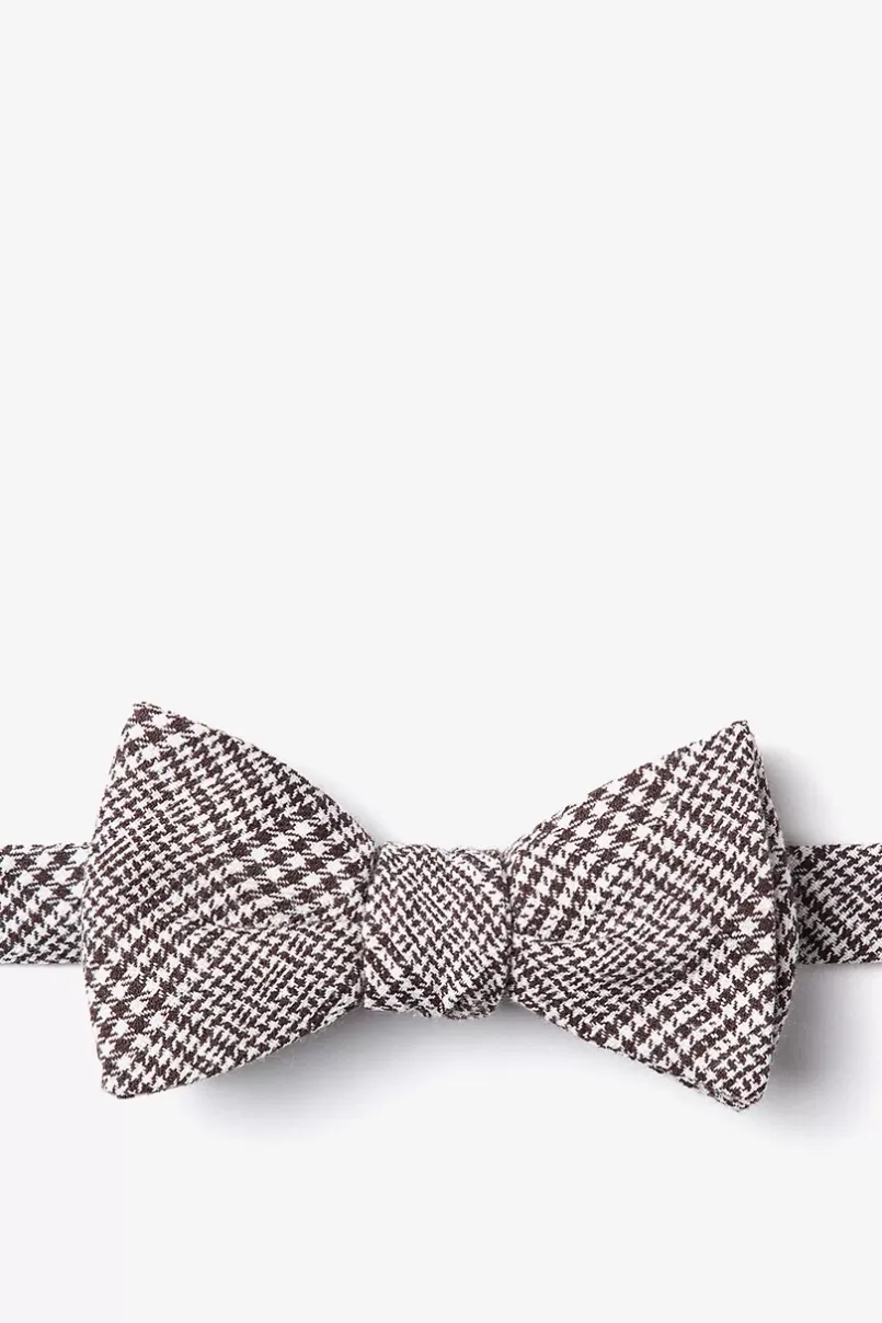 Ties Cottonwood Brown Self-Tie Bow Tie Cheap