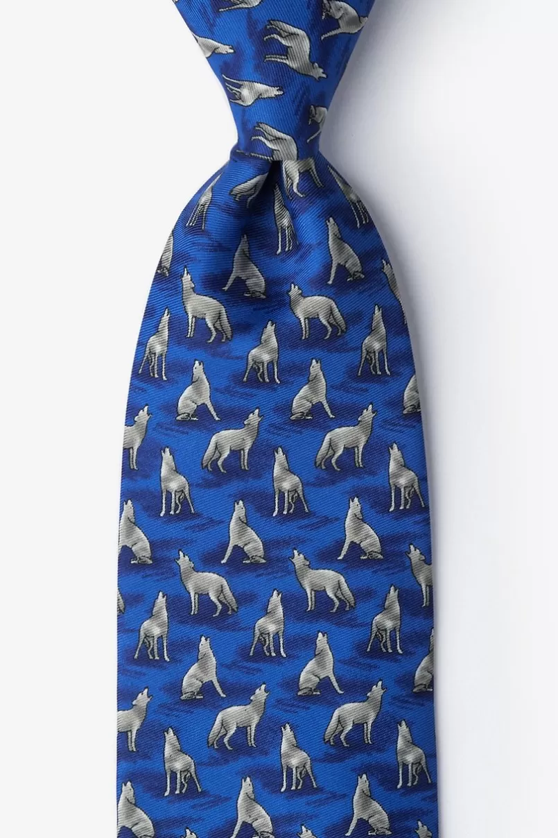 Ties Coyote Blue Tie Fashion