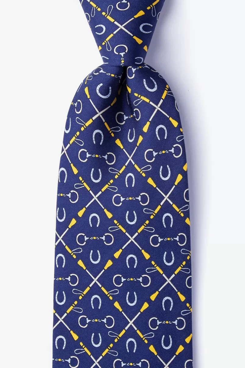 Ties Cream of the Crop Navy Blue Extra Long Tie Shop