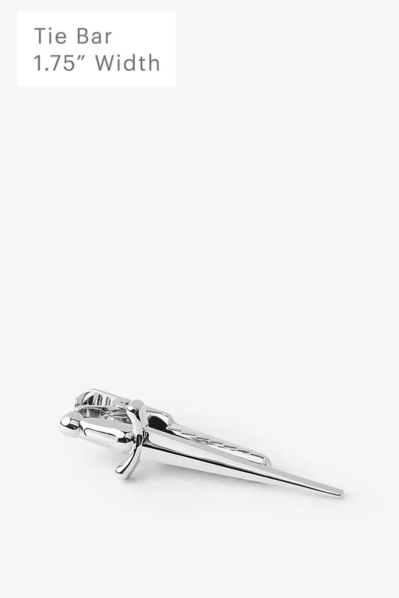 Ties Dagger Silver Tie Bar Discount