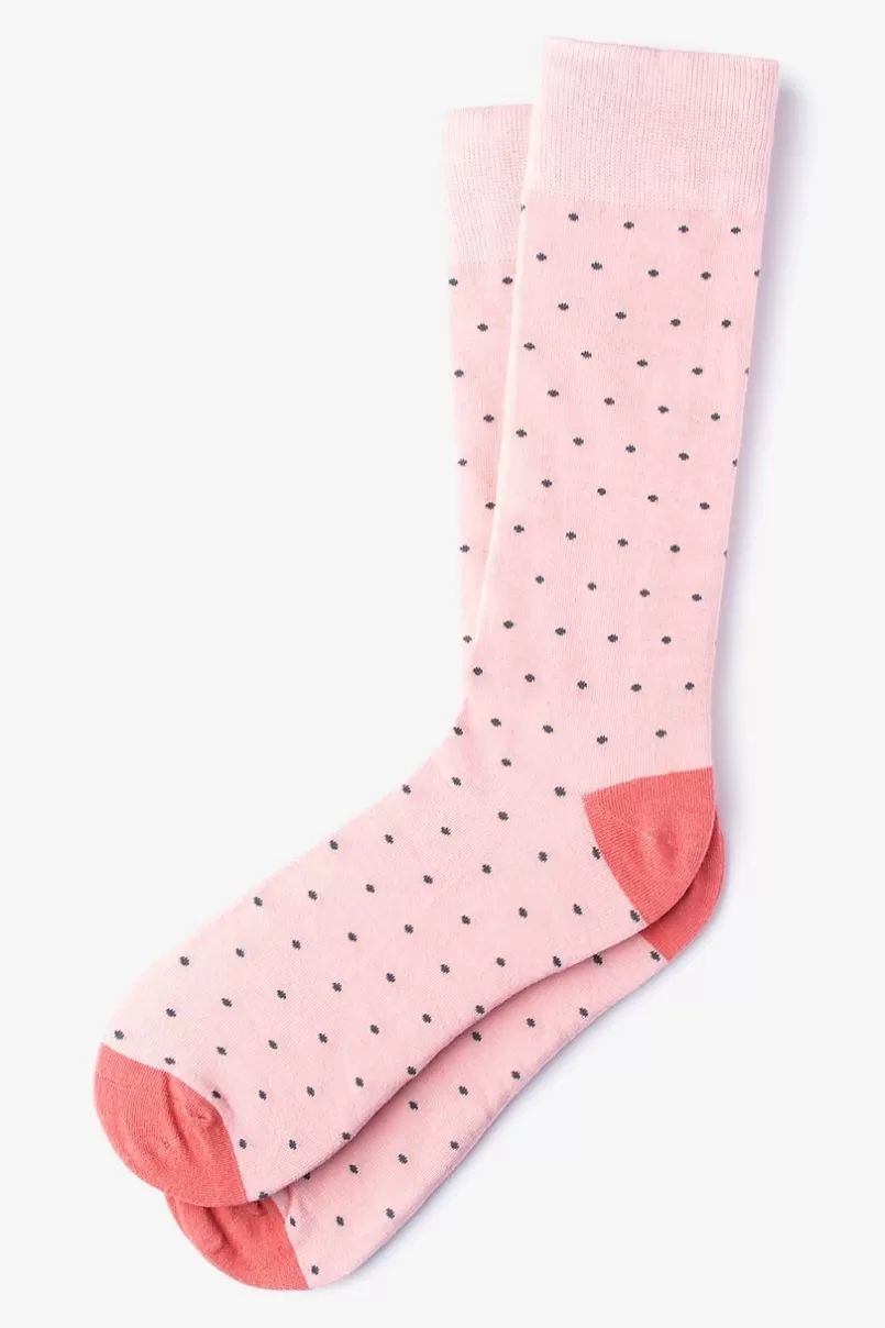 Ties Dapper Dots Sock Pink Sale