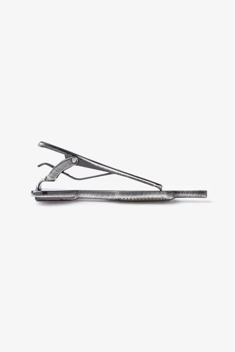 Ties Dart Antiqued Silver Tie Bar Clearance