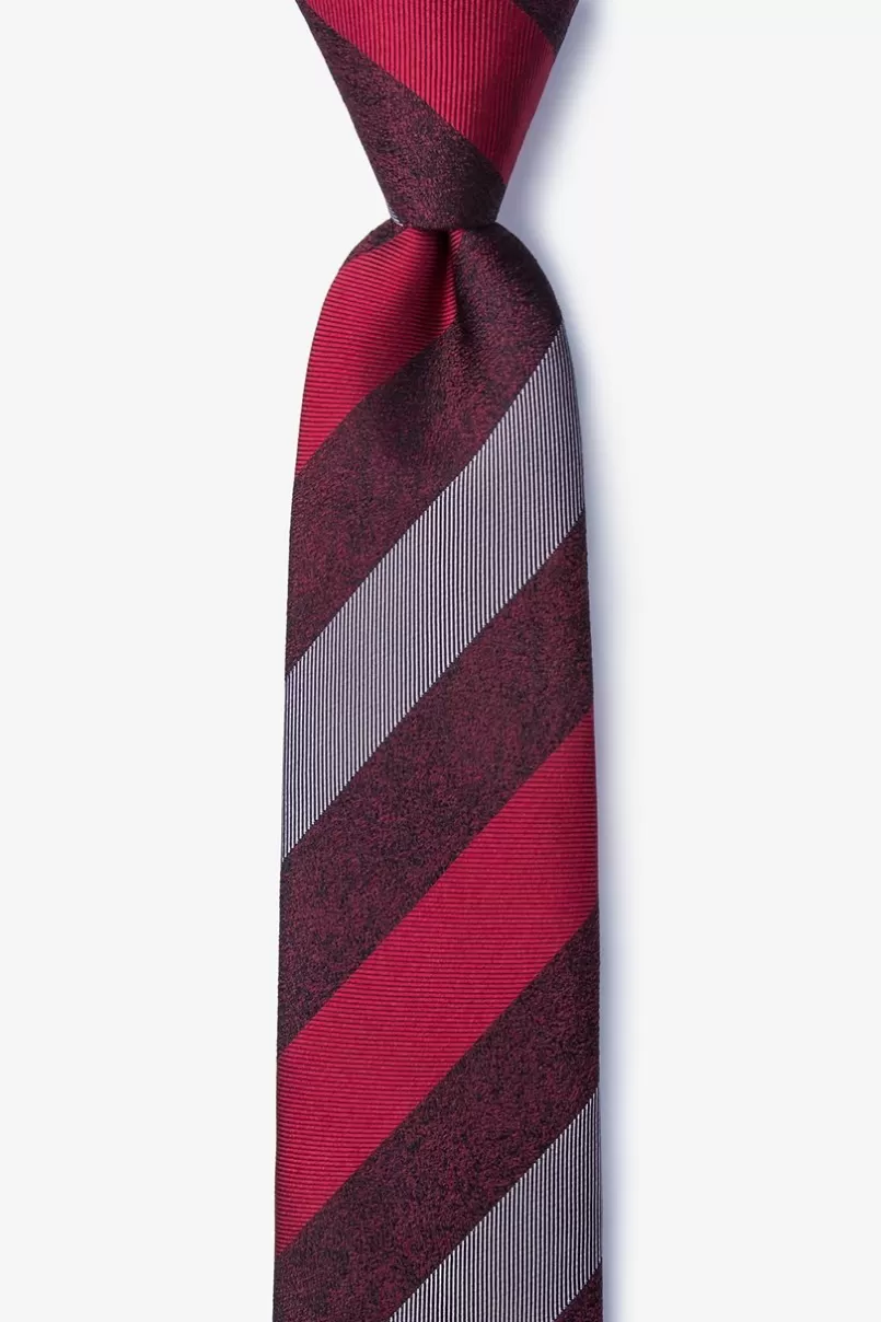 Ties Dee Skinny Tie Red Clearance