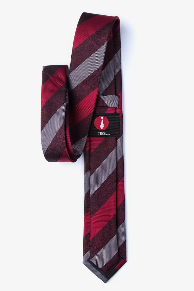 Ties Dee Skinny Tie Red Clearance