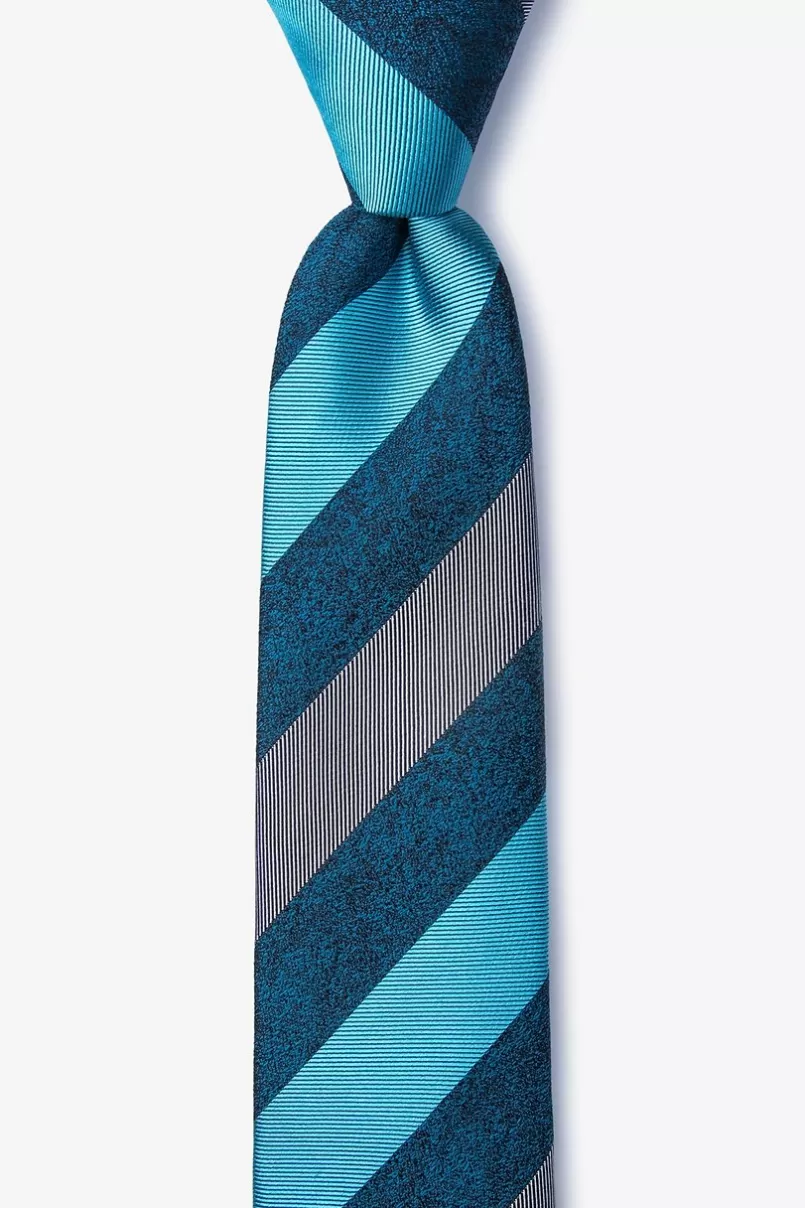 Ties Dee Skinny Tie Turquoise Outlet