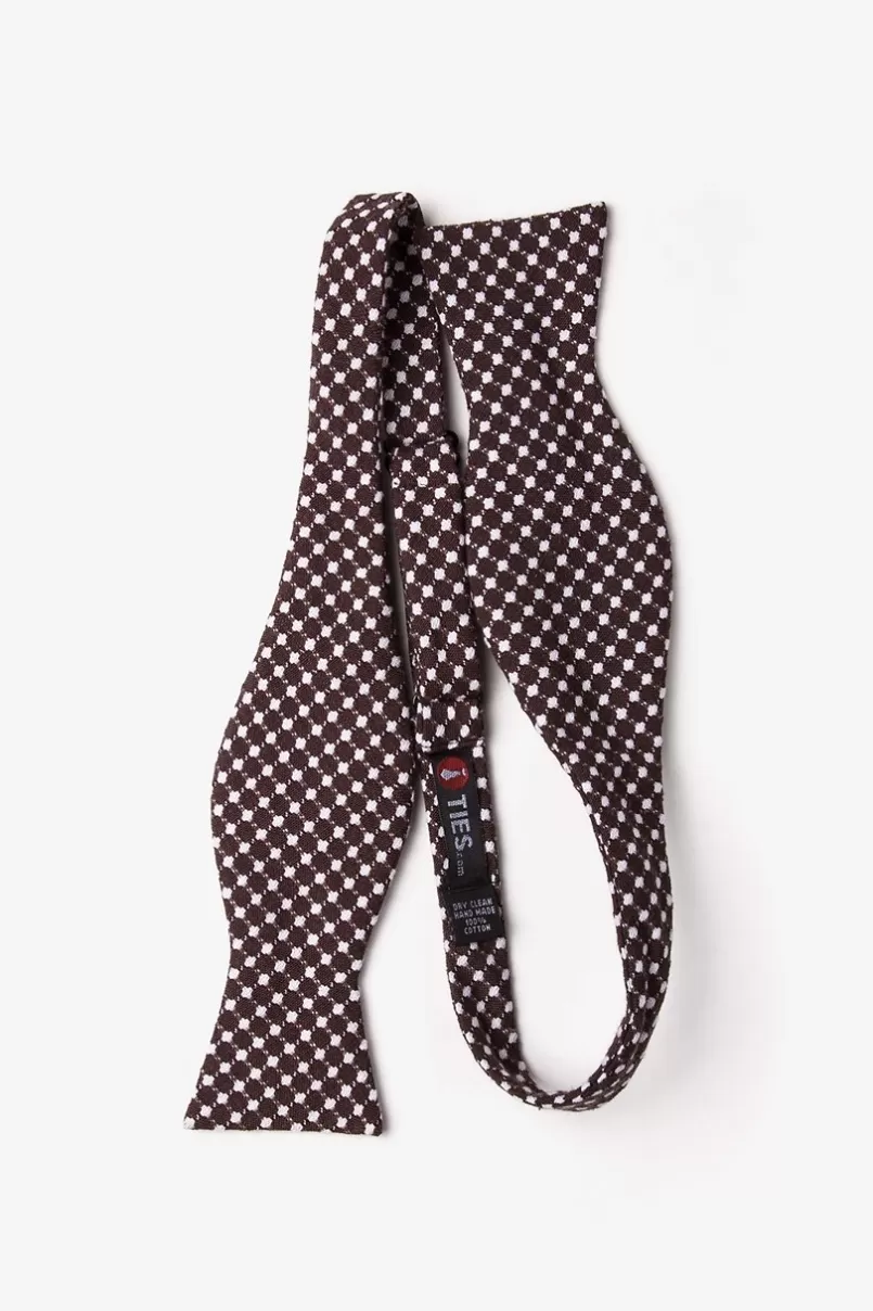 Ties Descanso Brown Self-Tie Bow Tie Online