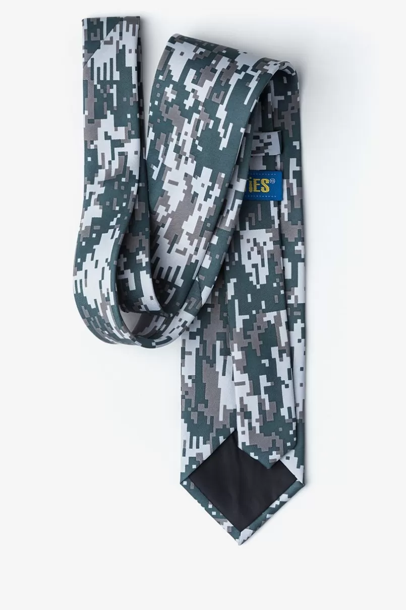 Ties Digital Camo Gray Extra Long Tie Shop