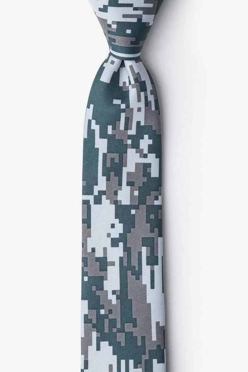 Ties Digital Camo Skinny Tie Gray Sale