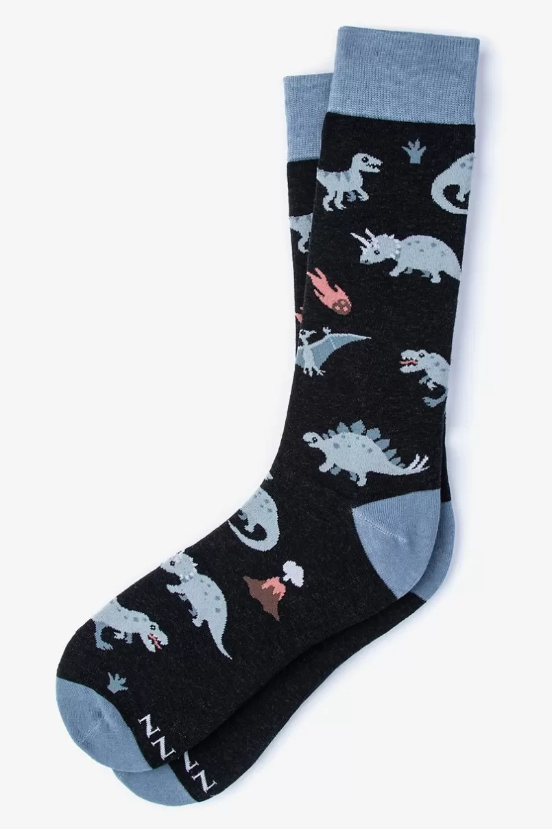 Ties Dinosaur Sock Gray Online