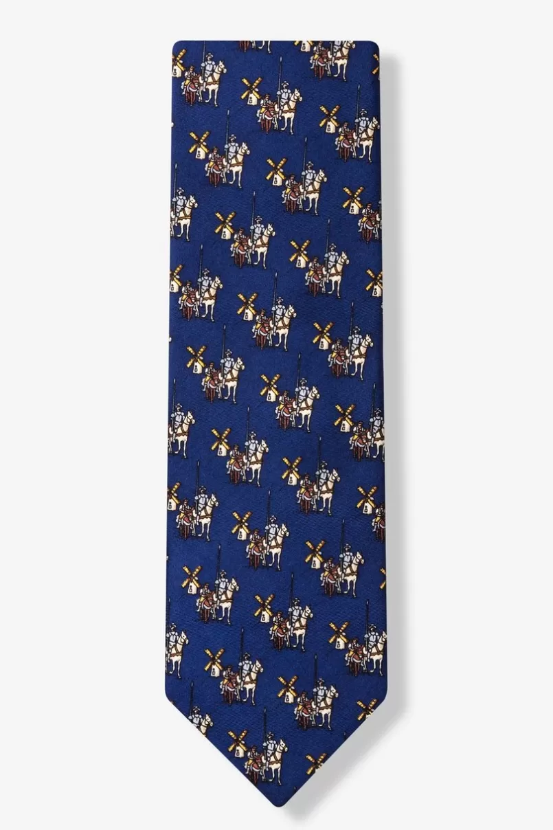 Ties Don Quixote Navy Blue Tie Online