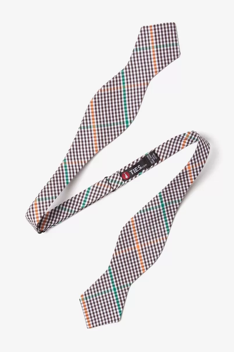 Ties Douglas Diamond Tip Bow Tie Brown Best