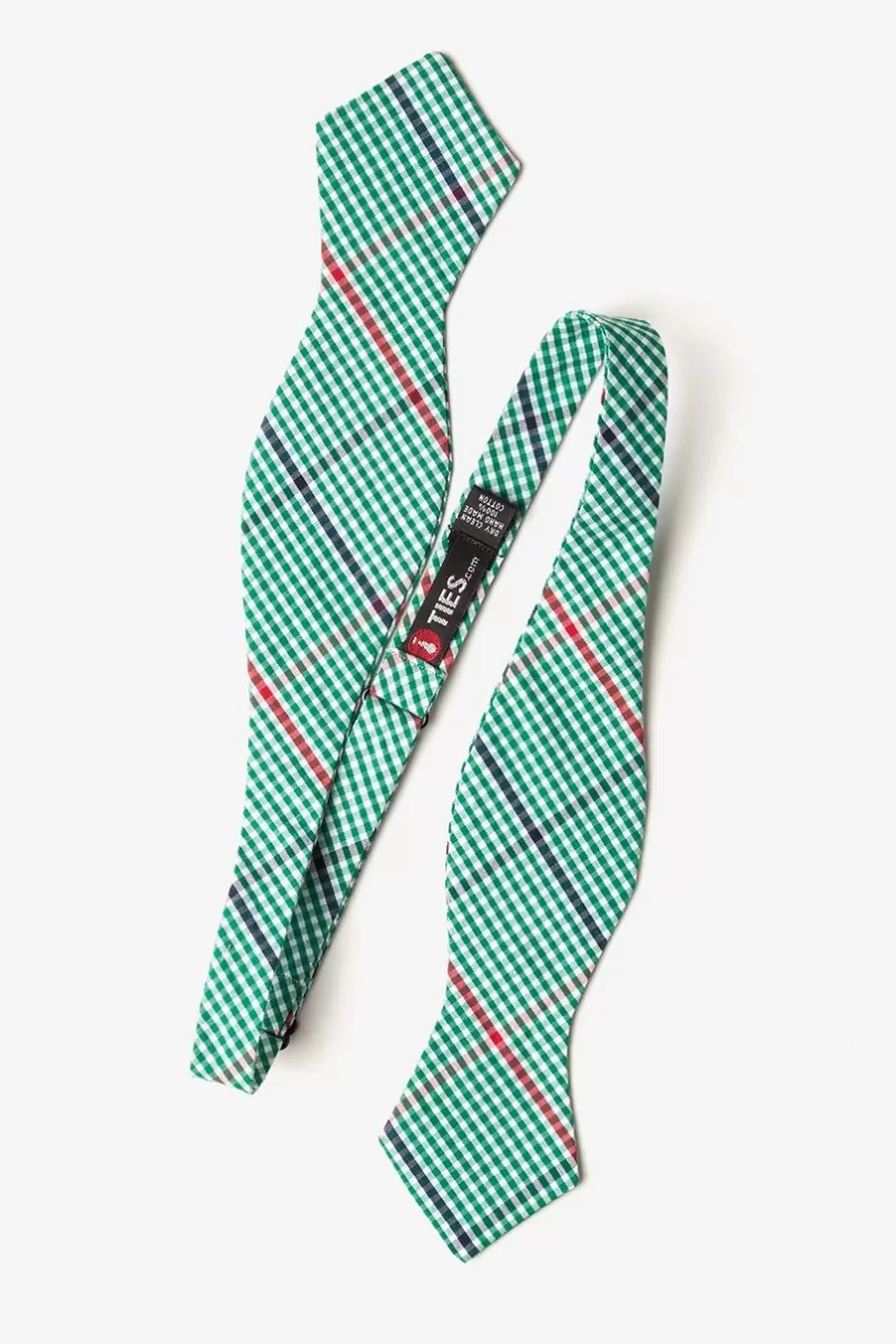 Ties Douglas Diamond Tip Bow Tie Green Store