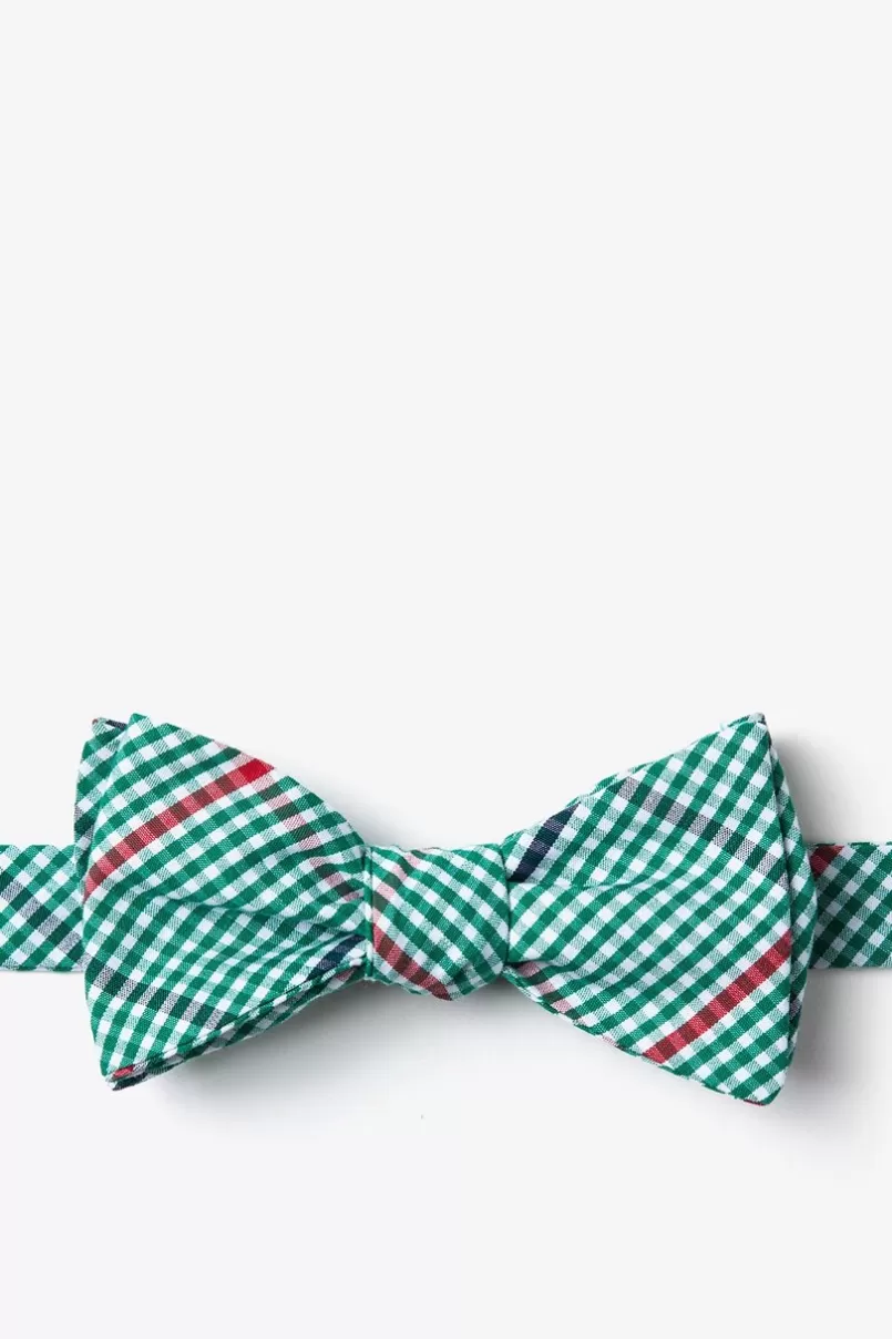 Ties Douglas Self-Tie Bow Tie Green Cheap