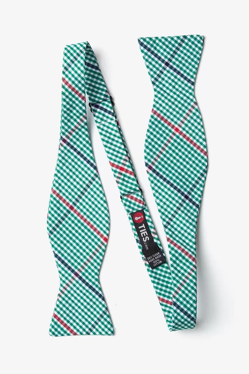 Ties Douglas Self-Tie Bow Tie Green Cheap