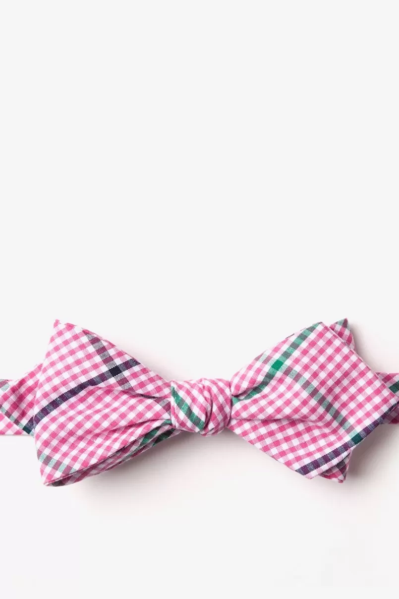 Ties Douglas Diamond Tip Bow Tie Pink Sale