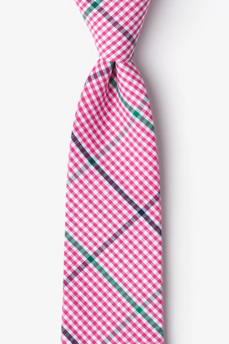 Ties Douglas Extra Long Tie Pink New