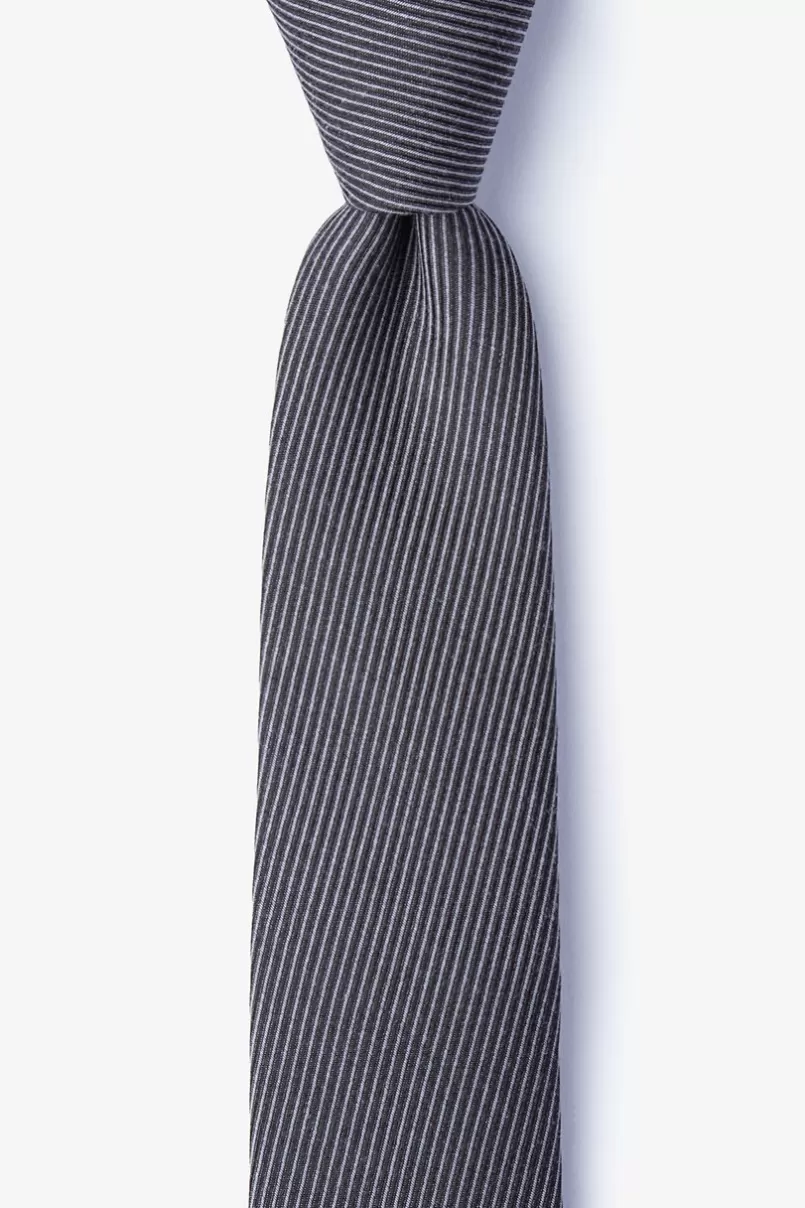 Ties Dover Black Skinny Tie Fashion