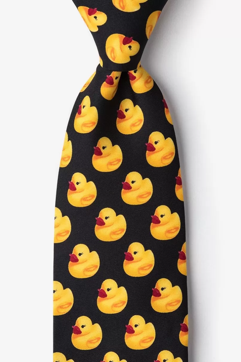 Ties Ducks Black Tie Sale