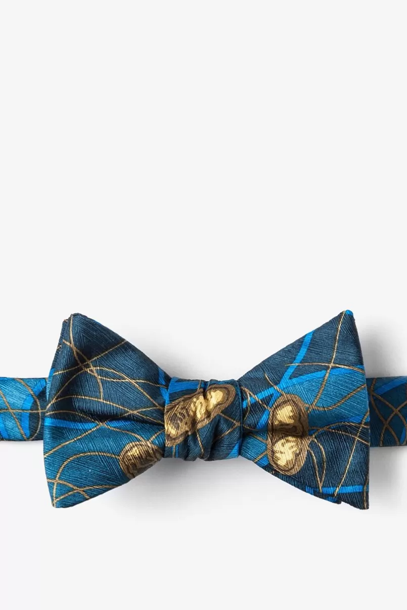 Ties E. Coli II Blue Self-Tie Bow Tie Store