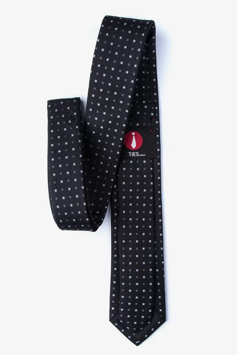 Ties Eagle Skinny Tie Black Flash Sale