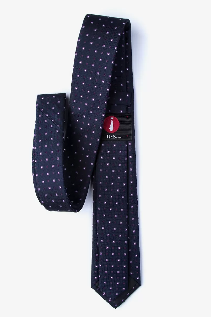 Ties Eagle Navy Blue Skinny Tie NavyBlue Online