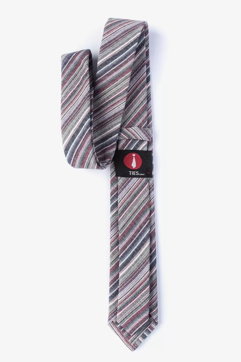 Ties Eastlake Skinny Tie Gray Store