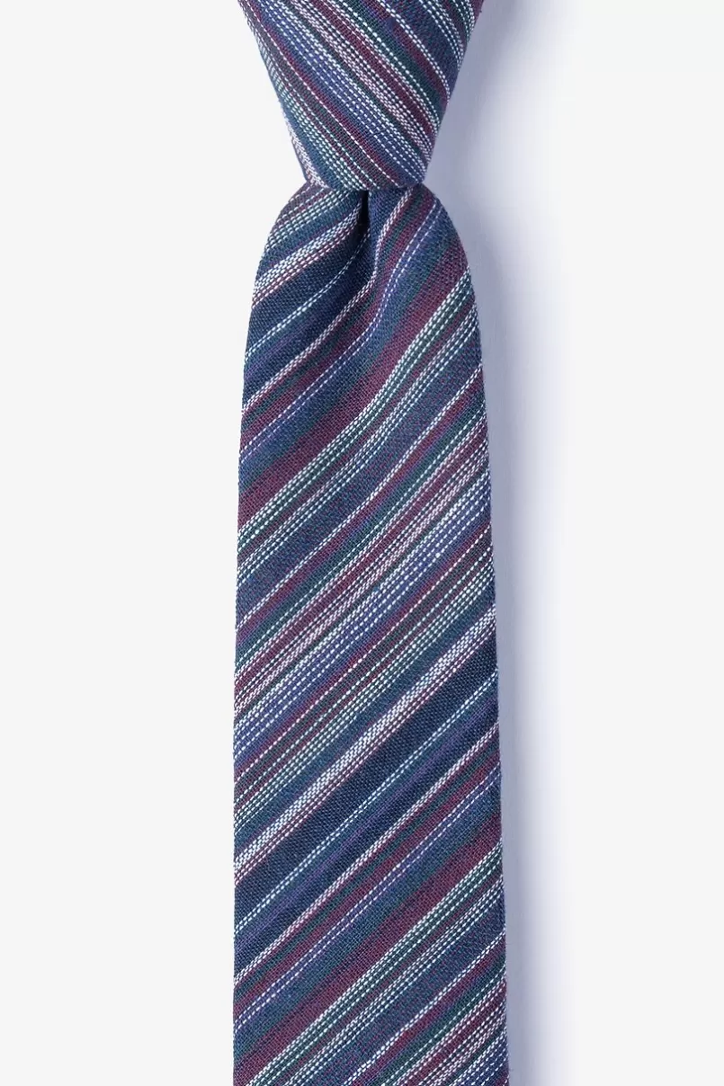 Ties Eastlake Navy Blue Skinny Tie NavyBlue Discount