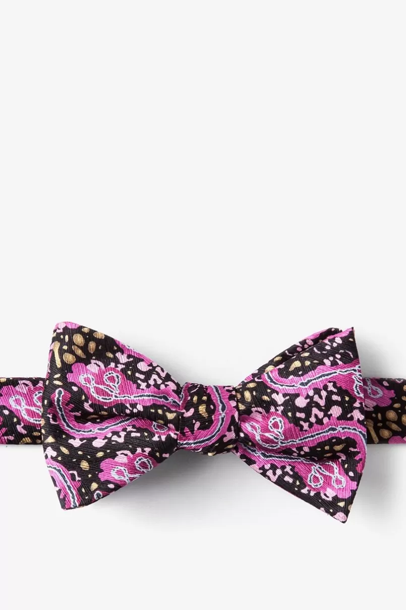 Ties Ebola Wine Self-Tie Bow Tie New