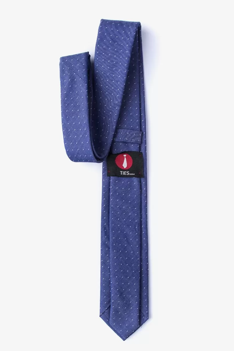 Ties Echo Navy Blue Skinny Tie Online