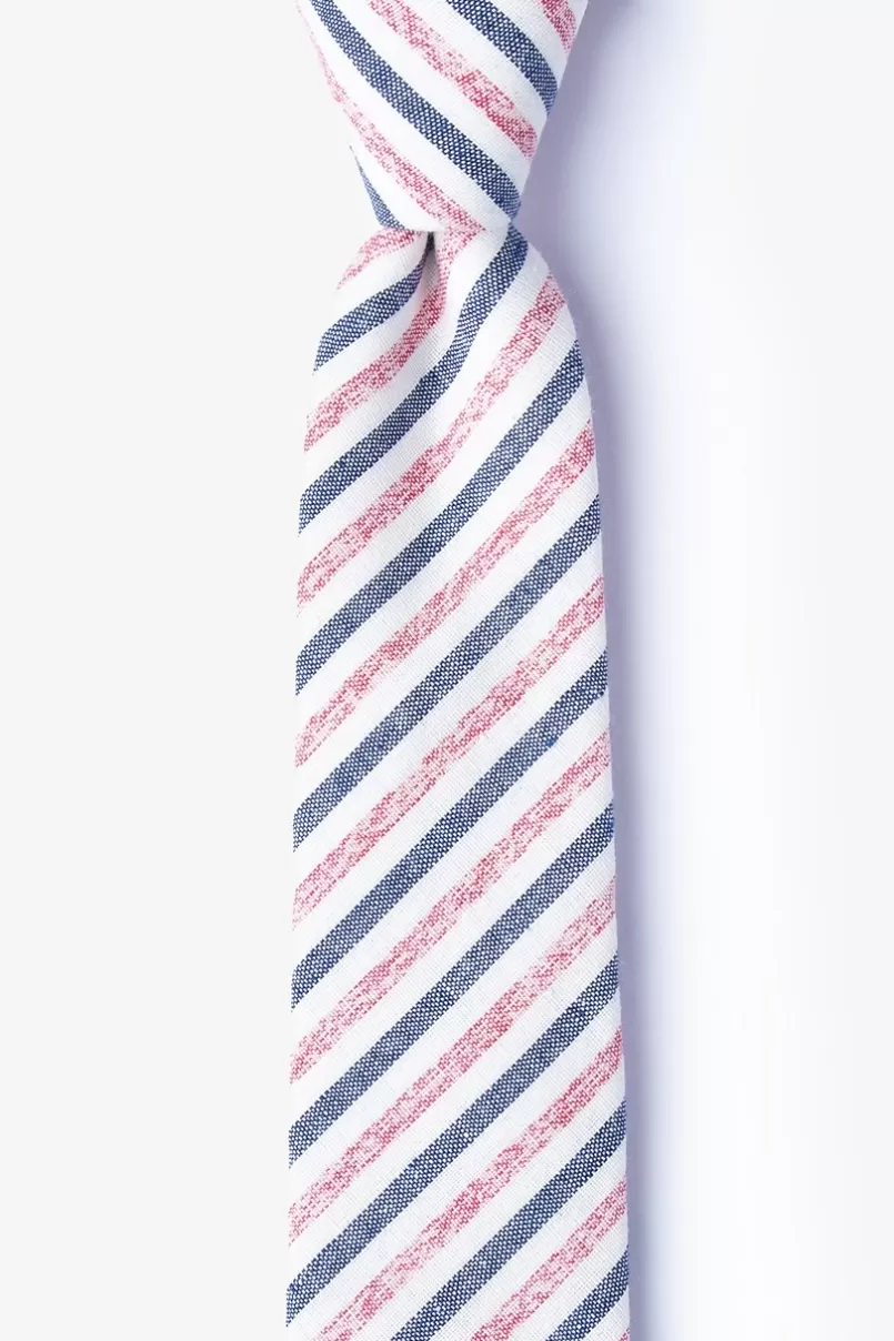 Ties Englewood Skinny Tie Red Flash Sale