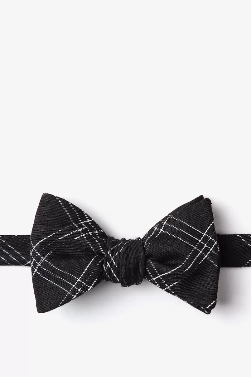 Ties Escondido Black Self-Tie Bow Tie New