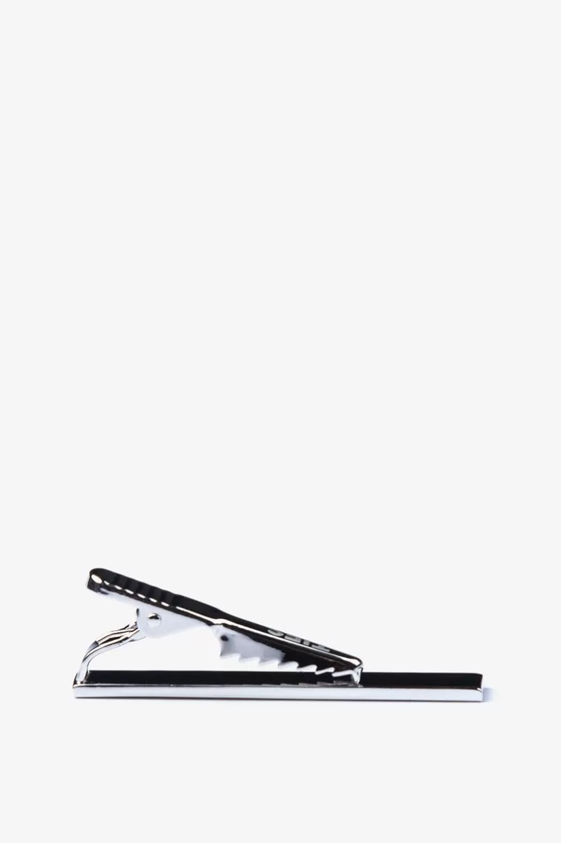 Ties Executive Clasp Tie Bar Silver Cheap