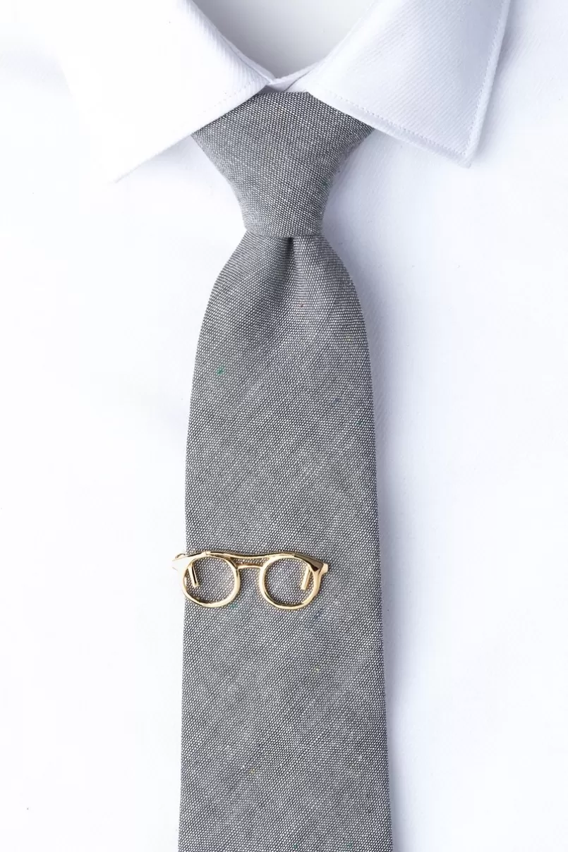 Ties Eyeglasses Tie Bar Gold Best Sale