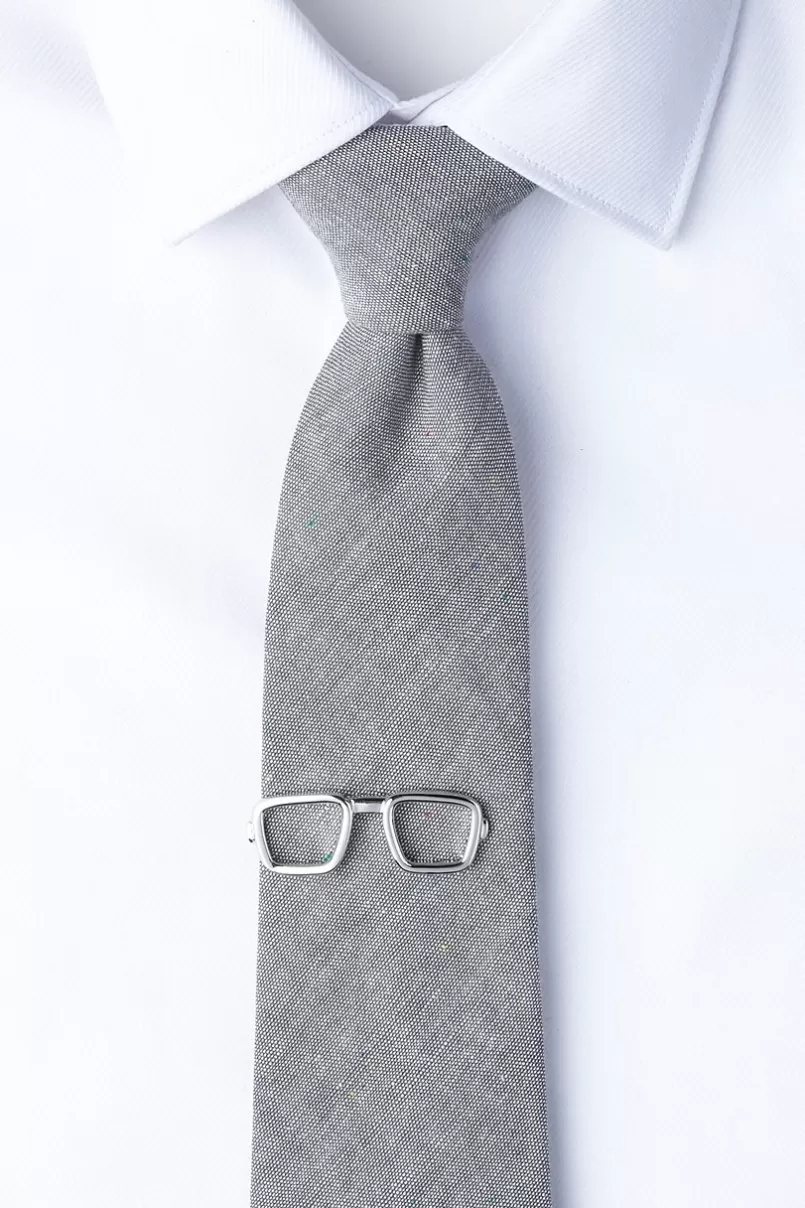 Ties Eyeglasses Silver Tie Bar Outlet