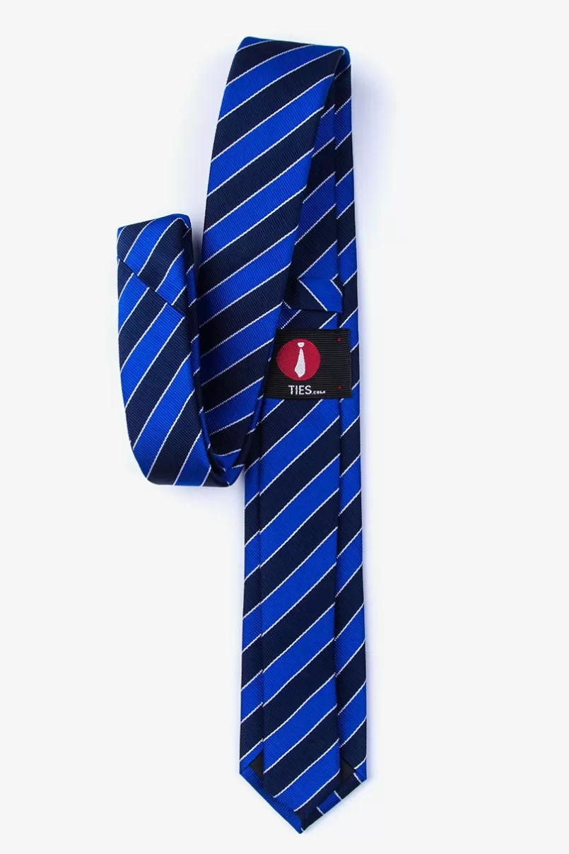 Ties Fane Skinny Tie Blue Flash Sale