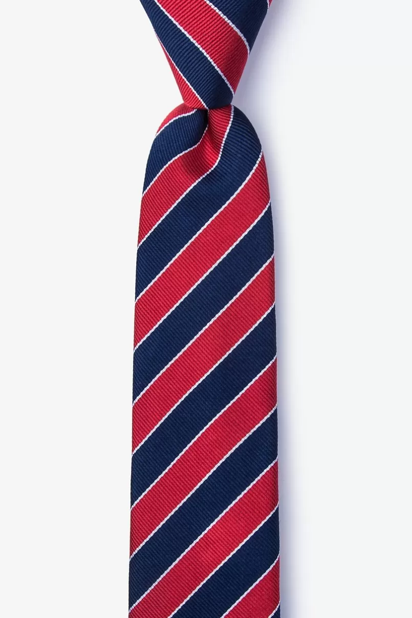 Ties Fane Red Skinny Tie Best