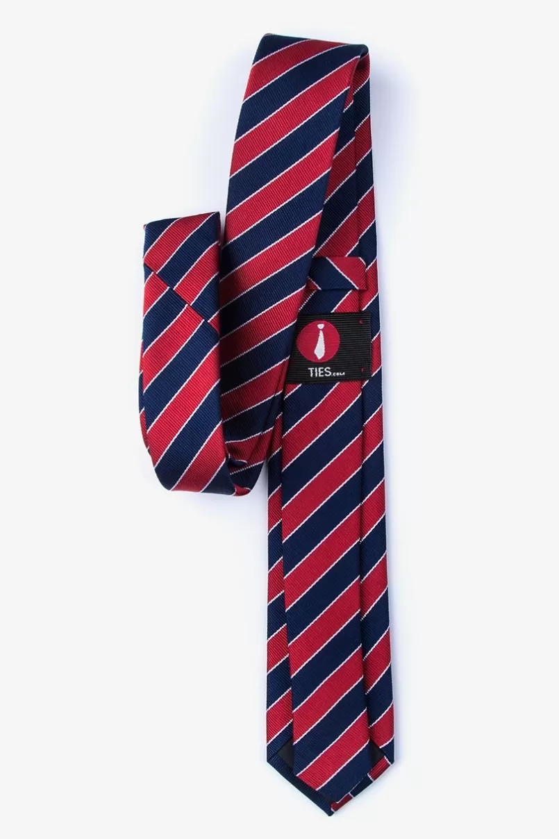 Ties Fane Red Skinny Tie Best