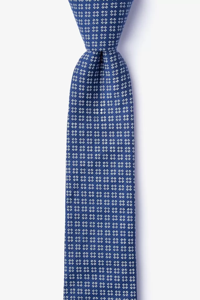 Ties Fayette Skinny Tie Blue Best Sale