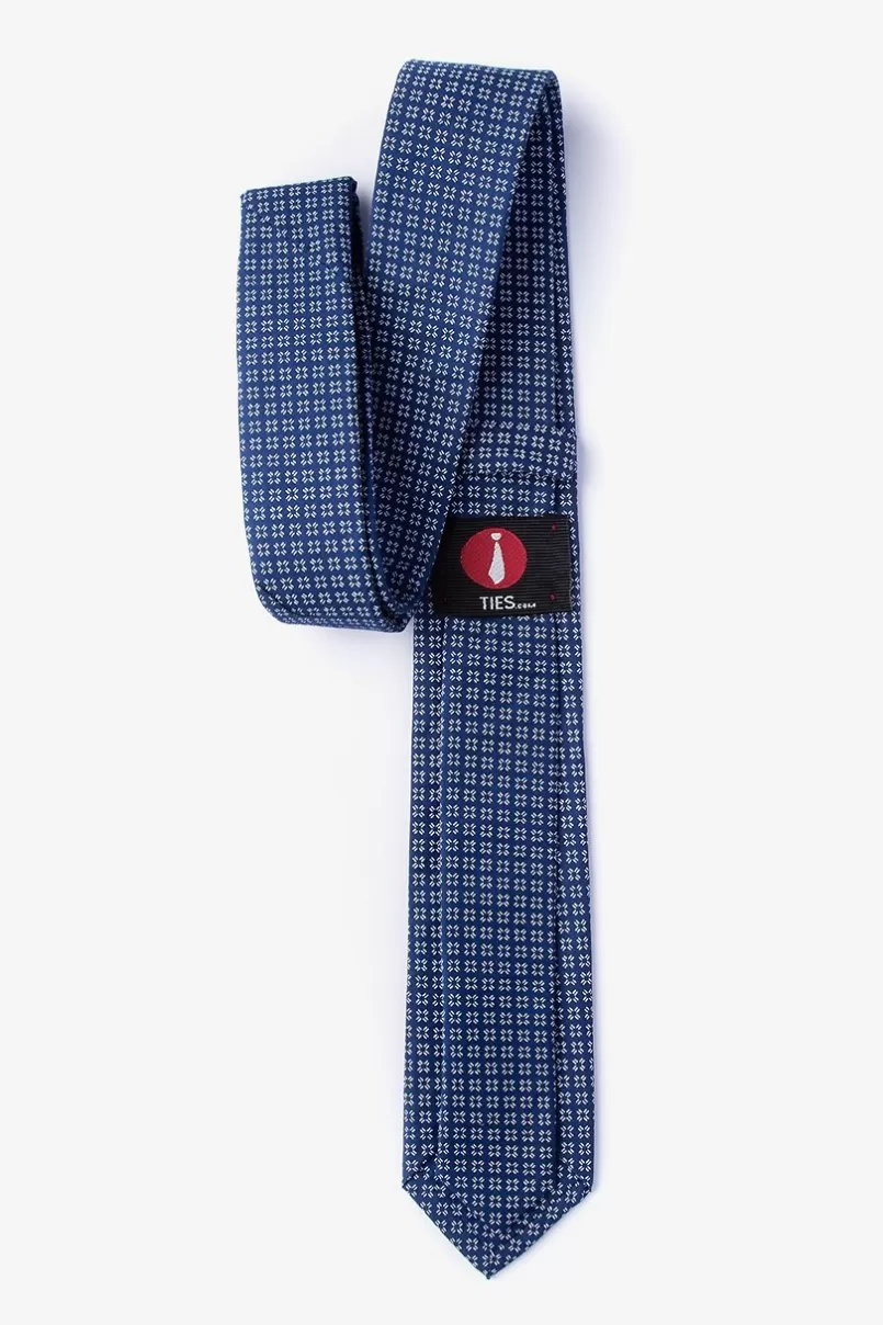 Ties Fayette Skinny Tie Blue Best Sale