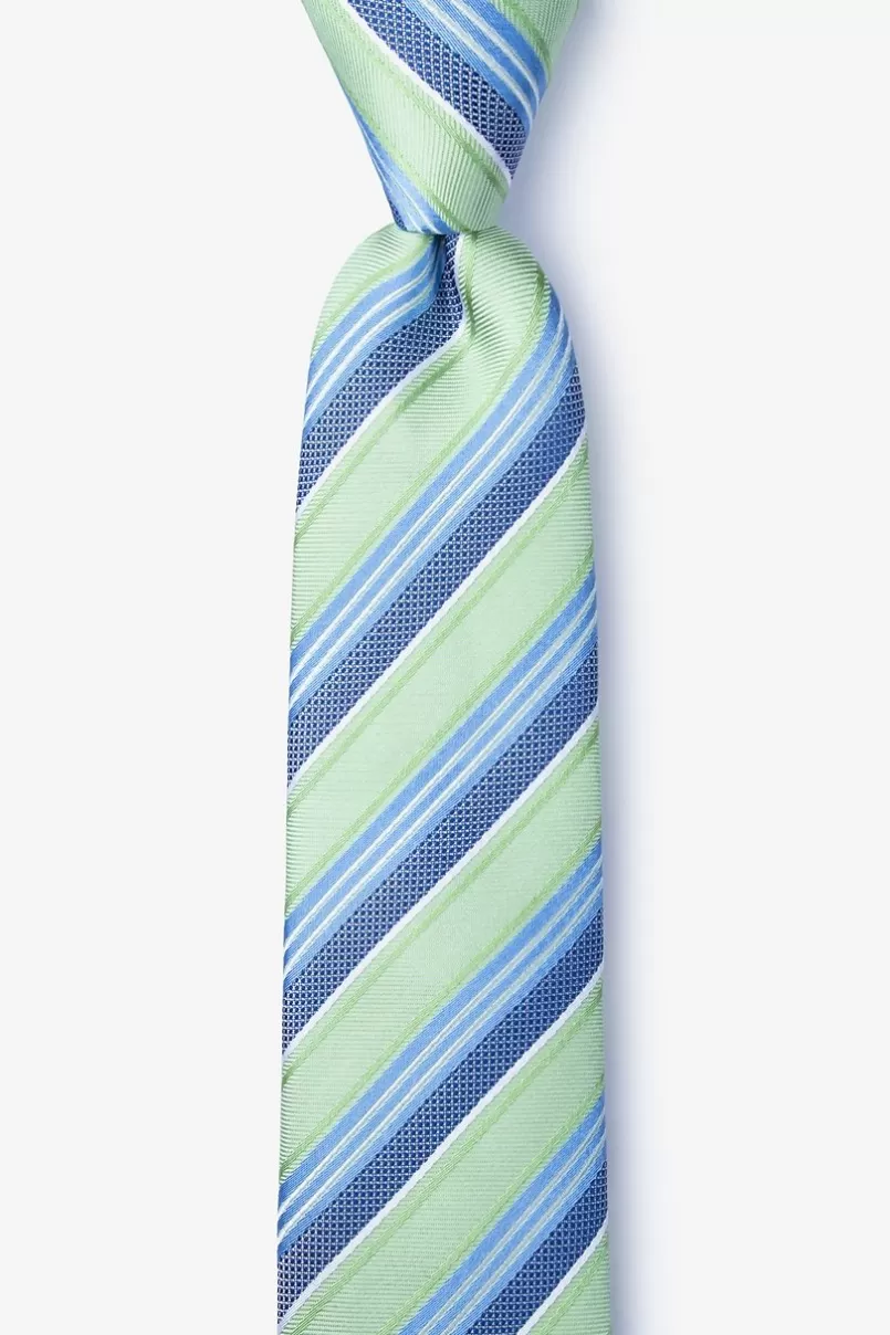 Ties Feale Green Skinny Tie New