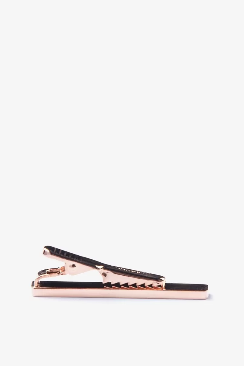 Ties Flat Brushed Rose Gold Tie Bar RoseGold Best