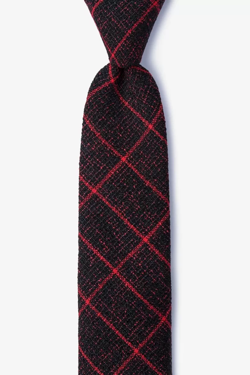 Ties Fletcher Red Skinny Tie Sale