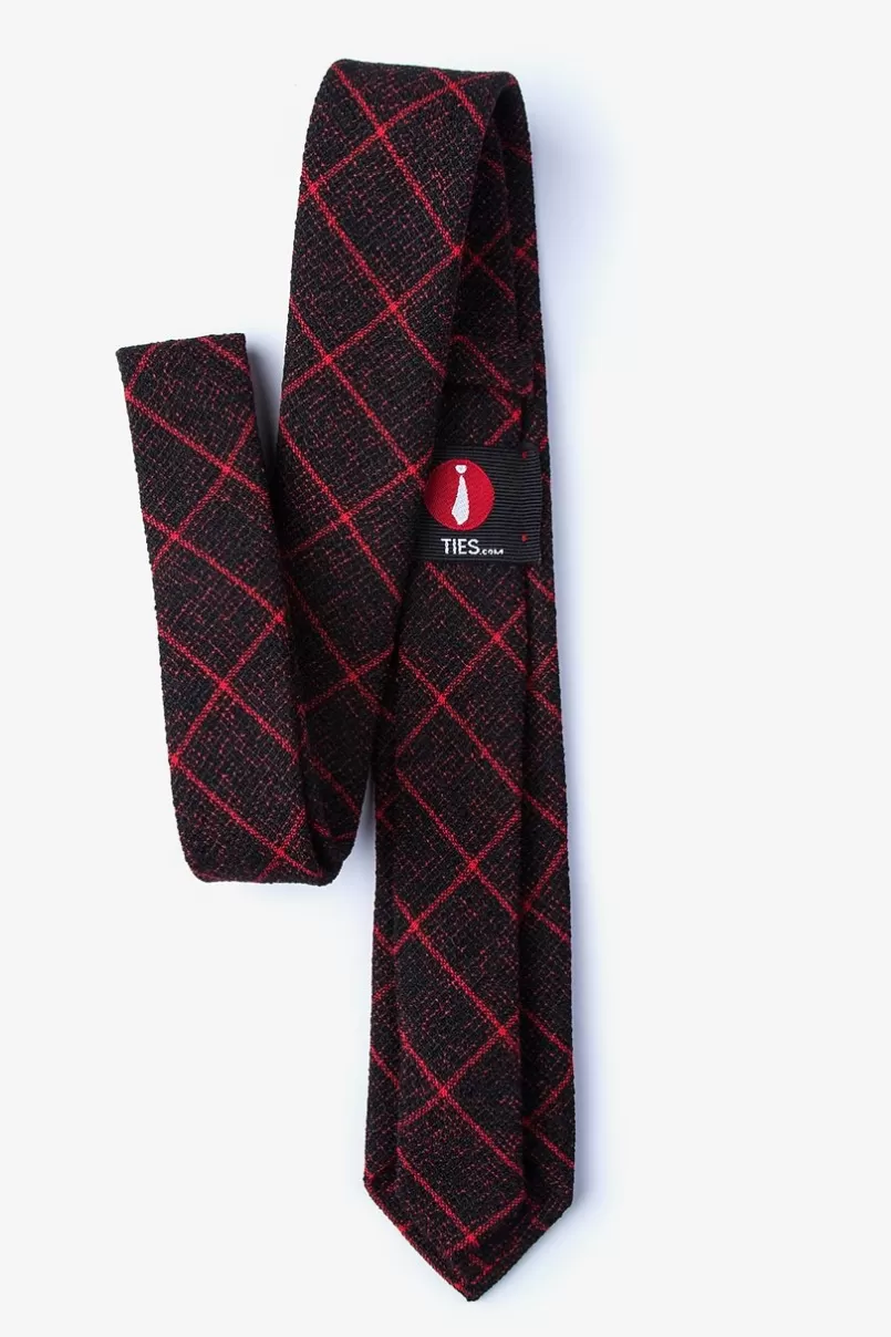 Ties Fletcher Red Skinny Tie Sale