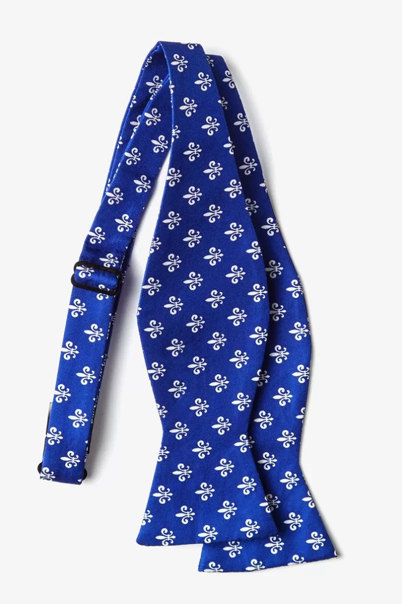 Ties Fleur Crazy Blue Self-Tie Bow Tie Clearance