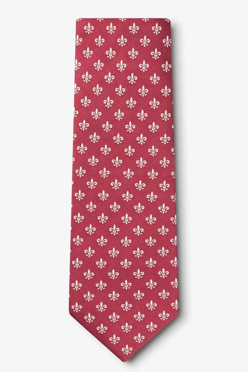 Ties Fleur Crazy Tie Wine New