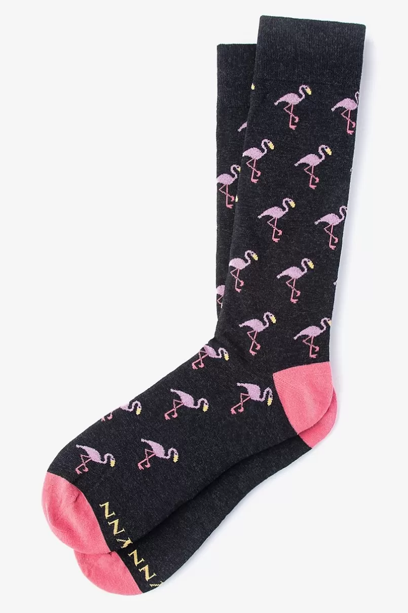 Ties Flocking Fabulous Sock Black Hot